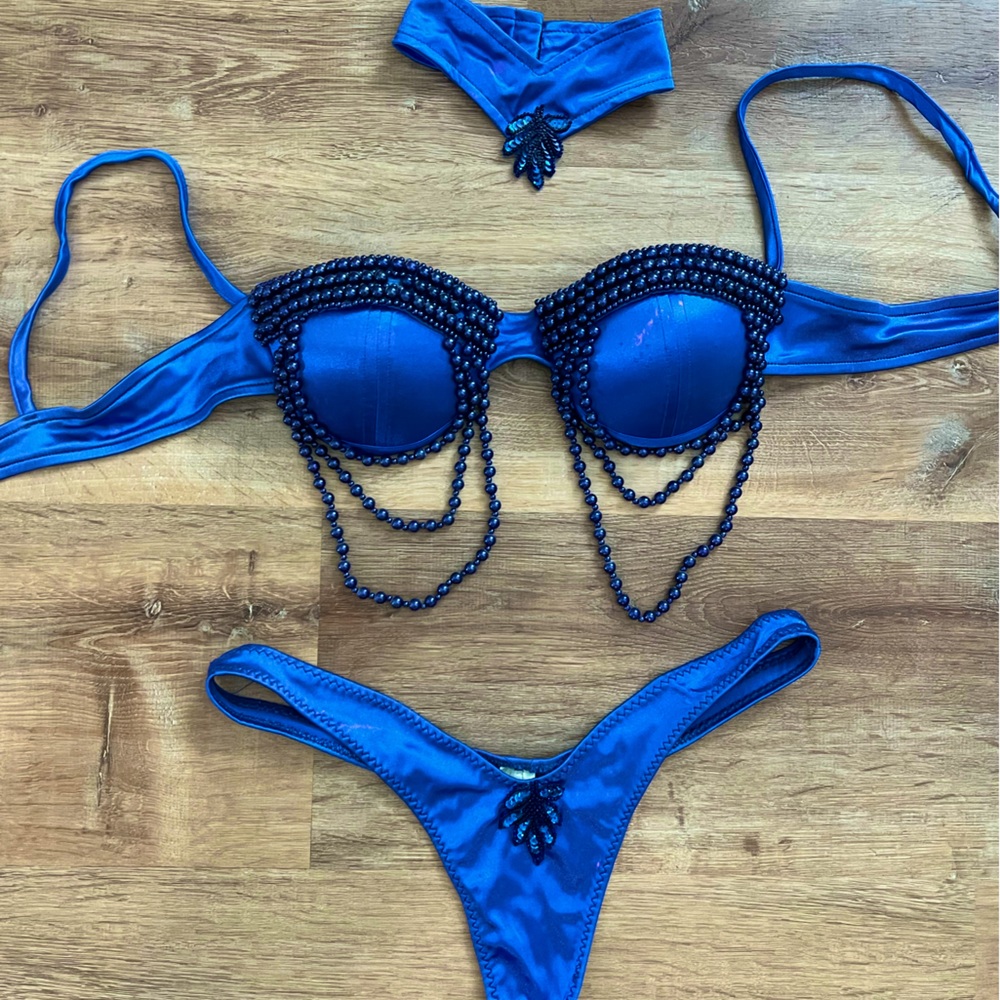Vintage Royal Blue RAVE 3 piece set